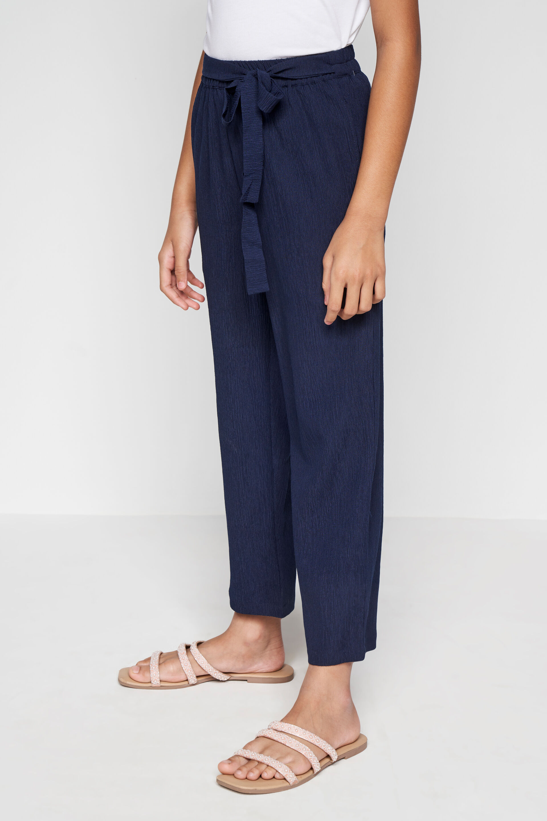 Indigo Straight-Fit Trousers, Indigo, image 4